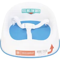 Prince Lionheart Stoelverhoger Squish Seat | 18m - 5jr (60lbs) | Lichtgewicht | 3-Puntsgordel | Stevig onderstel | Springveilige zitting | Slipvast - Blauw