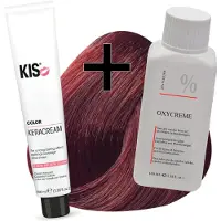 Kis haarverfset - 6RV Rood violet - haarverf & waterstofperoxide
