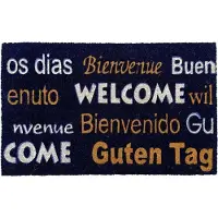 Ivol Kokosmat Welcome - Bienvenue - Bienvenido - Guten Tag - Deurmat 40x60 cm