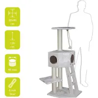 Europet Krabpaal - Rover - Beige - Kat krabpaal - EBI - Beige - Hout - 431