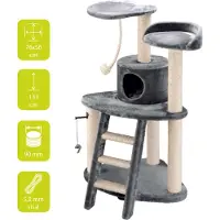 Europet KRABPAAL CLASSICTREE CATAR 76X56X128CM GRIJS