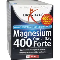 Lucovitaal Supplement Magnesium 400 Forte One A Day - 20 Sachets