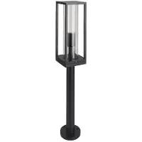 Led's Light Led | Outdoor | Paallamp | Hudson | 1x e27 | IP44 | Zwart