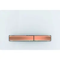 Geberit Bedieningsplaat Sigma 50 voor 2-toets Spoeling Rosé Goud / Wit