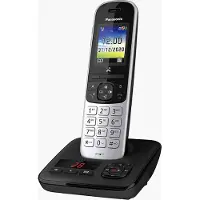 Panasonic KX-TGH720 DECT draadloze telefoon - 1x handset - beantwoorder - zwart/zilver