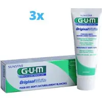 Gum 3x Original White tandpasta - 75 ml - Voordeelpakket