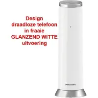 Panasonic KX-TGK220GW Single DECT-Draadloze telefoon met nummerherkenning en BEANTWOORDER; wit