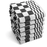 Byrklund Keukendoek Clean & Fresh Zwart (Set van 6)