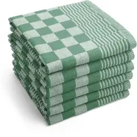 Byrklund Theedoek Clean & Tidy Groen (Set van 6)