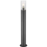 LumenXL RVS staande buitenlamp Stella zwart, 80 cm