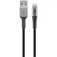 Goobay 8-pins Lightning naar USB-A kabel - USB2.0 - tot 12W / nylon - 2 meter