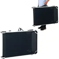 Casaria Ligbed Malta Antraciet 210x61x35cm Aluminium met Zonnescherm