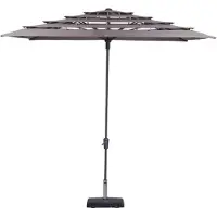 Madison Parasol Syros Open Air Square Taupe 280 x 280 cm