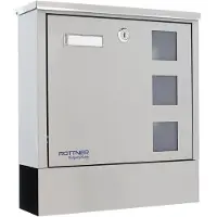 Rottner Brievenbus Lago RVS