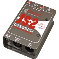 Radial JS2 passieve 2-way microfoonsplitter