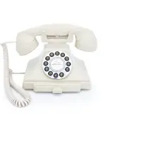 GPO Carrington 1929 vaste telefoon met druktoetsen - Ivoorwit
