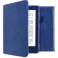 IMoshion Vegan Leather Bookcase voor de Kobo Nia - Donkerblauw