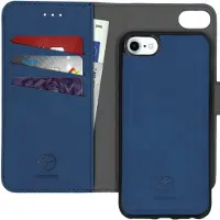 IMoshion Uitneembare 2-in-1 Luxe Bookcase voor de Apple iPhone SE (2020/2022) / 8 / 7 - Donkerblauw
