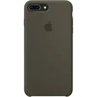 Apple Silicone Backcover voor de iPhone 8 Plus / 7 Plus - Dark Olive