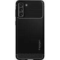Spigen Rugged Armor Samsung Galaxy S21 Back Cover Zwart