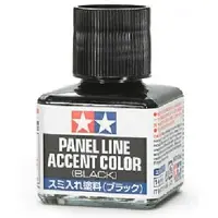 Tamiya Modelbouwdecoratie - 87131 Panel Line Accent Color - Black - 40ml Effecten potje