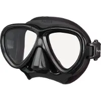 Tusa Intega - Premium snorkelmasker & duikbril van hypoallergeen siliconen met breed gezichtsveld en 3D SYNQ pasvorm - Zwart/Zwart - M2004QB BK