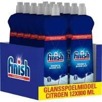Finish Glansspoelmiddel Citroen - 1920 Afwasbeurten - 12x 800 ml