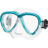 Tusa Intega - Premium snorkelmasker & duikbril van hypoallergeen siliconen met breed gezichtsveld en 3D SYNQ pasvorm - Transparant/Ocean Green - M2004 OG
