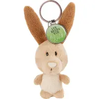 Nici Sleutelhanger Ich Bringe Dir Glück 7 Cm Pluche Bruin/groen