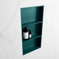 Mondiaz easy nis 59,5x29,5 cm in solid surface kleur smag | smag. 3 vakken geschikt voor in- of opbouw