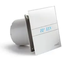 CATA E-100 GTH badkamer ventilator met timer & vochtsensor 4W/8W Ø100mm wit