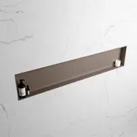 Mondiaz easy nis 149,5x29,5 cm in solid surface kleur smoke | smoke. 1 vak geschikt voor in- of opbouw