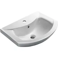 Aqualine Zero wastafel 65x46cm