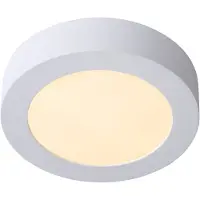 Lucide Plafonniere Brice-Led Ø 18cm - IP44 wit