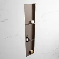 Mondiaz Easy nis 150x30x8cm 3 vakken smoke
