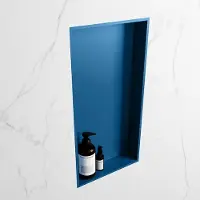 Mondiaz easy nis 59,5x29,5 cm in solid surface kleur jeans | jeans. 1 vak geschikt voor in- of opbouw
