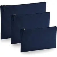 Westford Mill EarthAware Organic Accessory Pouch M (Donker Blauw)