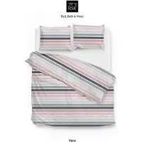 Zohome Zo Home Dekbedovertrek Katoen Satijn Vera - pink 240x200/220cm