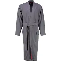 Cawö Badjas 816 Uni Kimono Men Donkergrijs-58 / 60
