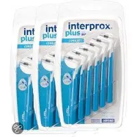 Interprox Plus Conical - 3 tot 5 mm - Blauw 3 x 6 stuks - Voordeelpakket