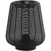Light & Living Zwarte tafellamp Adeta Ø 22cm