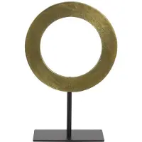 Light & Living Ornament op voet Waiwo - Antiek Brons/Zwart - 25x10x39cm - Luxe
