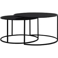 Light & Living salontafel duarte Ø75x44cm - set van 2
