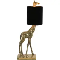 Light & Living Schemerlamp Giraffe 61cm brons met zwart
