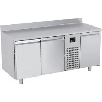 CombiSteel Koelwerkbank - 474L - 3 Deuren (1/1 GN) - -2°c/+8°c - Achter Rand - 1785x700x860mm