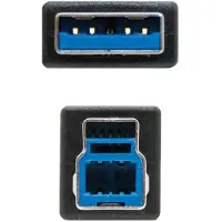 Nanocable USB-kabel NANOCABLE 10.01.0802-BK Zwart