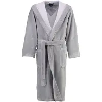 Cawö Badjas 801 Uni Capuchon Men Grijs-50 / 52