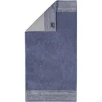 Cawö Douchelaken Luxury Home Two-Tone Midnight Blue