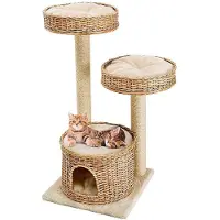 Ferplast Kattenmeubel Amir 50x50x102,5 cm bruin