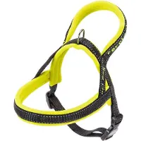 Ferplast hondentuig Sport 48 x 71 cm nylon geel/zwart maat S